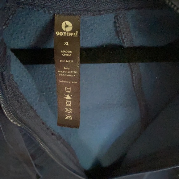 90 degree by Reflex workout Zip-up Fleece Jacket - Picture 2 of 3